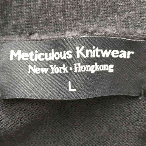 メティキュラス ニットウェア Meticulous knitwear パネル切り替え ウールVネックカーディガン メンズ import:L