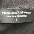 メティキュラス ニットウェア Meticulous knitwear パネル切り替え ウールVネックカーディガン メンズ import:L