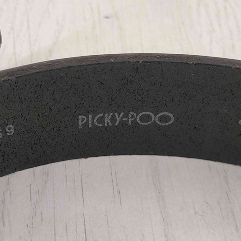 picky-poo フランス製 デカバックル ベルト メンズ