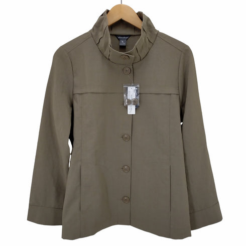 エディーバウアー Eddie Bauer スタンドネック デザインシャツジャケット レディース JPN:M