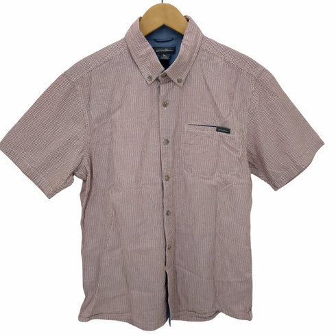 エディーバウアー Eddie Bauer シアサッカー BDストライプシャツ メンズ JPN:S