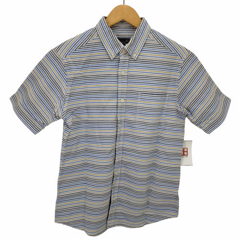 エディーバウアー Eddie Bauer マルチカラー シアサッカーボーダーシャツ メンズ JPN:S