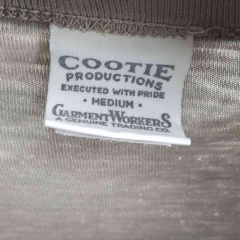 クーディプロダクション cootie productions コットンS/Sカットソー メンズ JPN:M