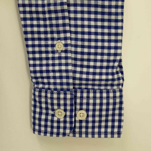 エディーバウアー Eddie Bauer フロント刺繍 ギンガムチェック BDチェックシャツ メンズ JPN:S