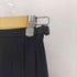 アクアスキュータム AQUASCUTUM サイド カウレザー ベルト ラップスカート レディース