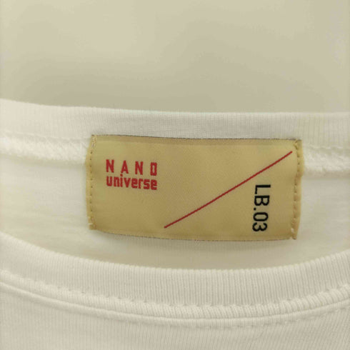 ナノユニバース nano universe LB.03 ギャザー スリーブ カット アウト トップス レディース JPN:1