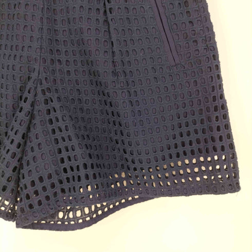 バーバリーズブルーレーベル BURBERRYS BLUE LABEL サイドジップ メッシュ ショーツ ショートパンツ レディース 38