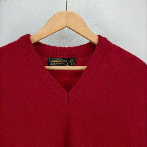 エディーバウアー Eddie Bauer 80S USA製 黒タグ ウールニットベスト メンズ import:L