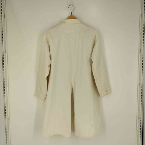 コットンハウスアヤ Cotton House Aya シャドーストライプ コットン ステンカラーコート レディース JPN:M