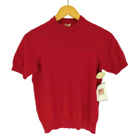 英国製 カシミヤ100% S/S ニット レディース