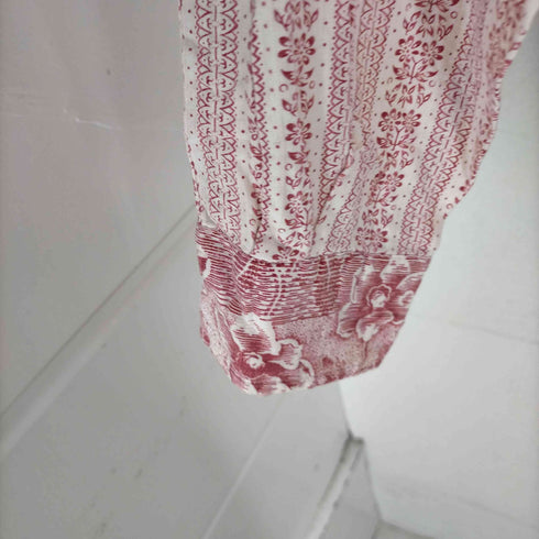 ゲス GUESS 00S ボタニカル柄 アロハ調 ロングスリーブシャツ メンズ import:M