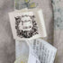 コットンハウスアヤ Cotton House Aya yesterday CROSS 花柄 リネン ノーカラー シャツワンピース レディース JPN:M