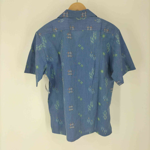 シーサー SHISA 総柄 オープンカラー S/S シャツ メンズ import:L