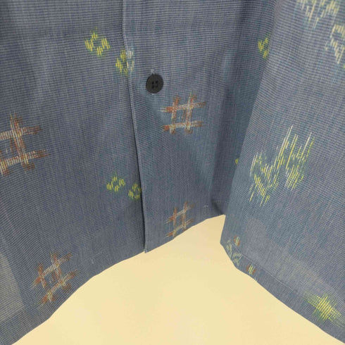 シーサー SHISA 総柄 オープンカラー S/S シャツ メンズ import:L