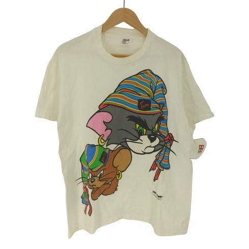 90S USA製 キャラクター 大判 プリント S/S Tシャツ コピーライト1991 メンズ import:L