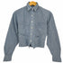 バナナリパブリック BANANA REPUBLIC 80s SAFARI&TRAVEL サファリ&トラベル クロップドシャンブレーシャツ レディース 4