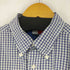トミーヒルフィガー TOMMY HILFIGER フロント刺繍 ボタンダウン S/S チェックシャツ メンズ import:L