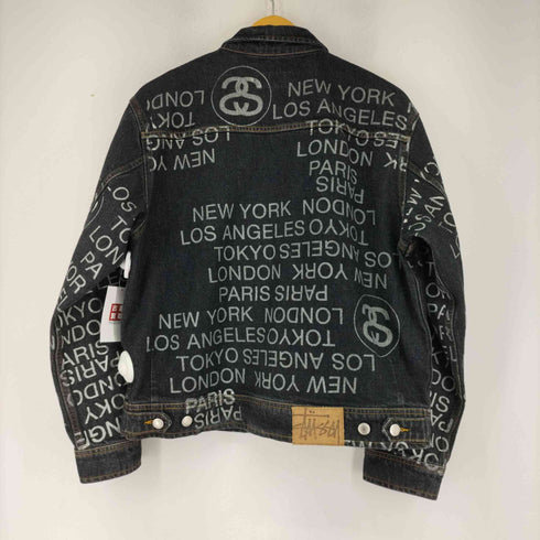 ステューシー Stussy ZIP WORK JACKET CITY LINK DENIM ONE WASH メンズ JPN:S