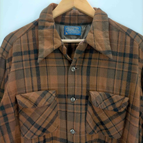 ペンドルトン PENDLETON 50s USA製 ボックス オープンカラーシャツ メンズ import:XL