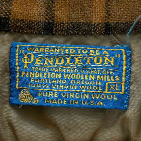 ペンドルトン PENDLETON 50s USA製 ボックス オープンカラーシャツ メンズ import:XL