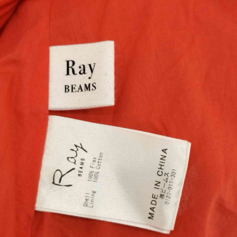 レイビームス Ray BEAMS 20SS 麻 ドルマンハーフスリーブ ロングワンピース レディース