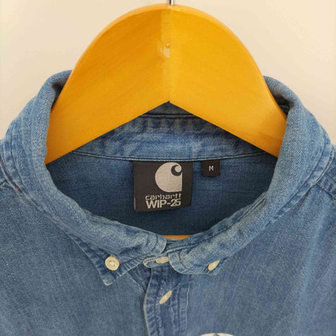 カーハートワークインプログレス Carhartt WIP 25周年 L/S Civil Shirt XXV Blue rigid 25th Anniversary メンズ import:M