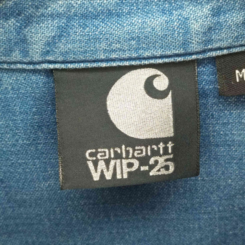 カーハートワークインプログレス Carhartt WIP 25周年 L/S Civil Shirt XXV Blue rigid 25th Anniversary メンズ import:M