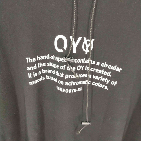 オーワイ OY 両面プリント S/S スェットTシャツ ネックドローコード メンズ