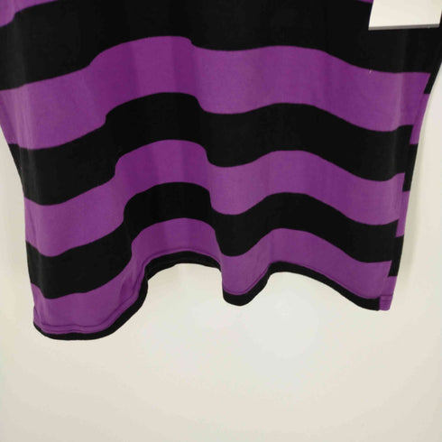 コムサ COMME CA オーバーサイズ ボーダー S/S TEE メンズ