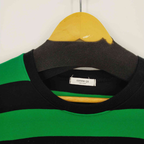 コムサ COMME CA オーバーサイズ ボーダー S/S TEE メンズ