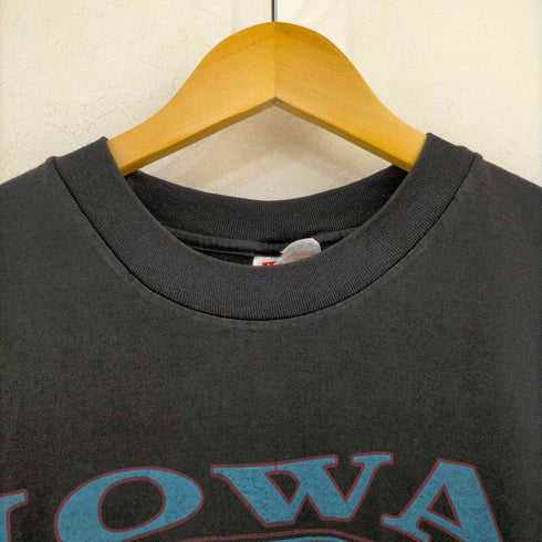 ヘインズ Hanes IOWA カレッジプリント クルーネックTシャツ メンズ import:L