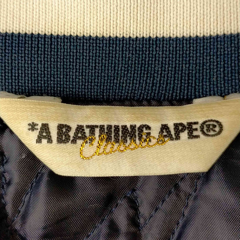 アベイシングエイプ A BATHING APE ナイロン スタジアムジャンパー メンズ JPN:XL