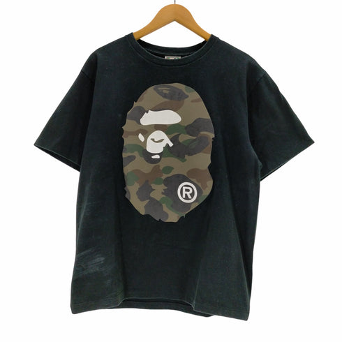 アベイシングエイプ A BATHING APE カモフラサルプリントT メンズ JPN:L