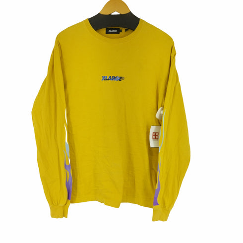 エクストララージ X-LARGE L/S TEE FIRE STANDARD LOGO メンズ JPN:L