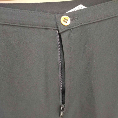 アニエスベー agnes b. バックタック ストレートスラックス レディース 38