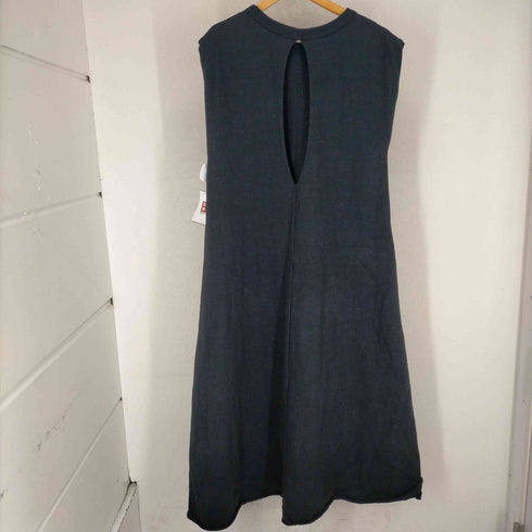 シティショップ CITY SHOP 背面スキッパーノースリーブコットンマキシワンピース レディース JPN:38