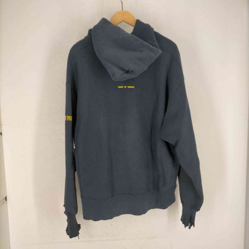 リー Lee 90S USA製 REDRUM/MURDER 反転プリント ムービーパーカー メンズ import:XL