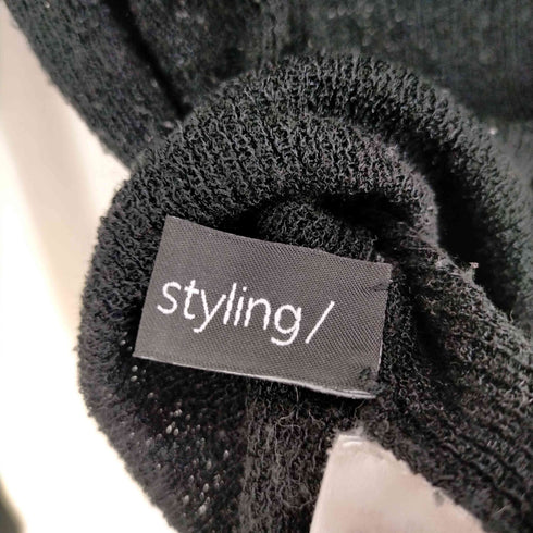スタイリング styling ハイネックアクリルニット レディース ONE SIZE