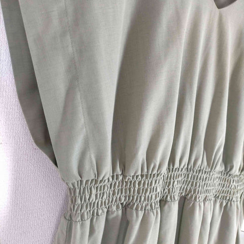 アーバンリサーチ URBAN RESEARCH UR TECH Smart Linen Touch シャーリングギャザーワンピース レディース FREE