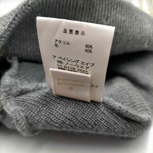 アベイシングエイプ A BATHING APE FACE KNIT CAP エイプヘッド ビーニー メンズ