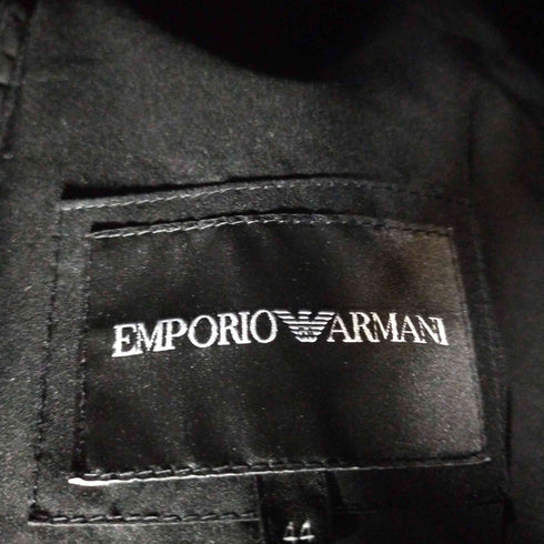 エンポリオアルマーニ EMPORIO ARMANI ロゴプリント 総柄ダウンジャケット メンズ 44