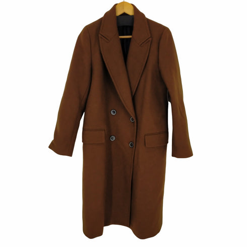 ザラ ZARA ウールブレンドダブルチェスターコート レディース JPN:M