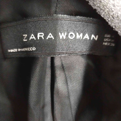 ザラ ZARA ウールブレンドダブルチェスターコート レディース JPN:M