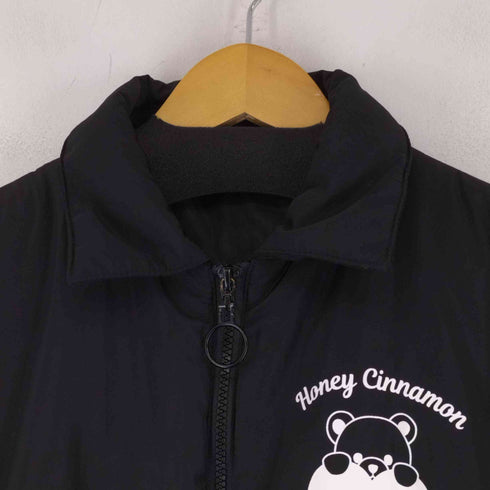 ハニー シナモン Honey Cinnamon 両面プリント 中綿ジャケット レディース