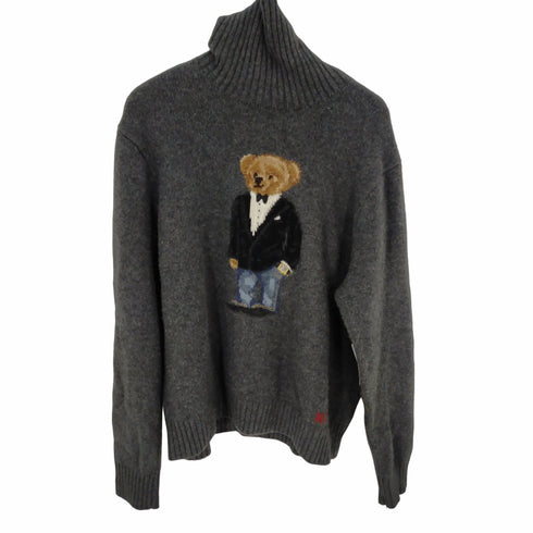 ポロバイラルフローレン Polo by RALPH LAUREN ポロベア タートルネックニットセーター メンズ XXL