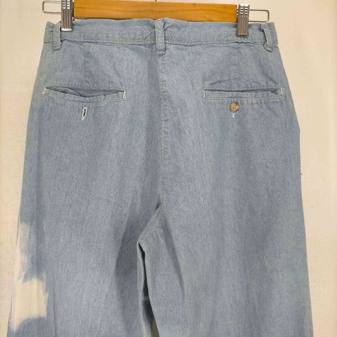 ポロバイラルフローレン Polo by RALPH LAUREN 80-90S USA製 42TALON ブリーチ加工 シャンブレースラックス メンズ