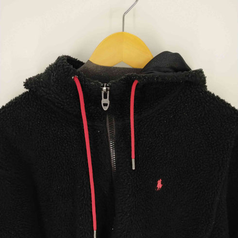 ポロラルフローレン POLO RALPH LAUREN スモールポニー刺繍 ボアジップアップパーカー フリース メンズ XL