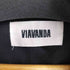 ヴィアヴァンダ viavanda PIPING JERSEY TOPS / BLACK × WINE RED レディース FREE