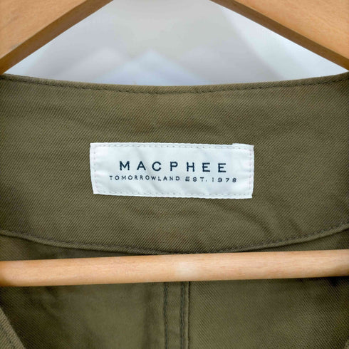 マカフィー MACPHEE クロップドシャツジャケット レディース JPN:36