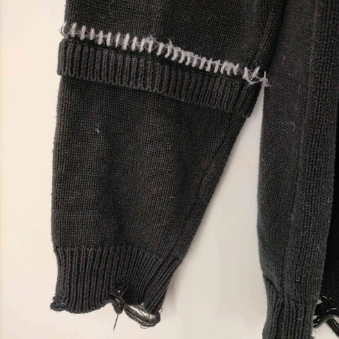 A GOOD BAD INFLUENCE アーティスト コラボ ダメージ ニット メンズ JPN:XL
